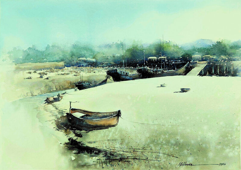 Where the Sea Retreats Light
